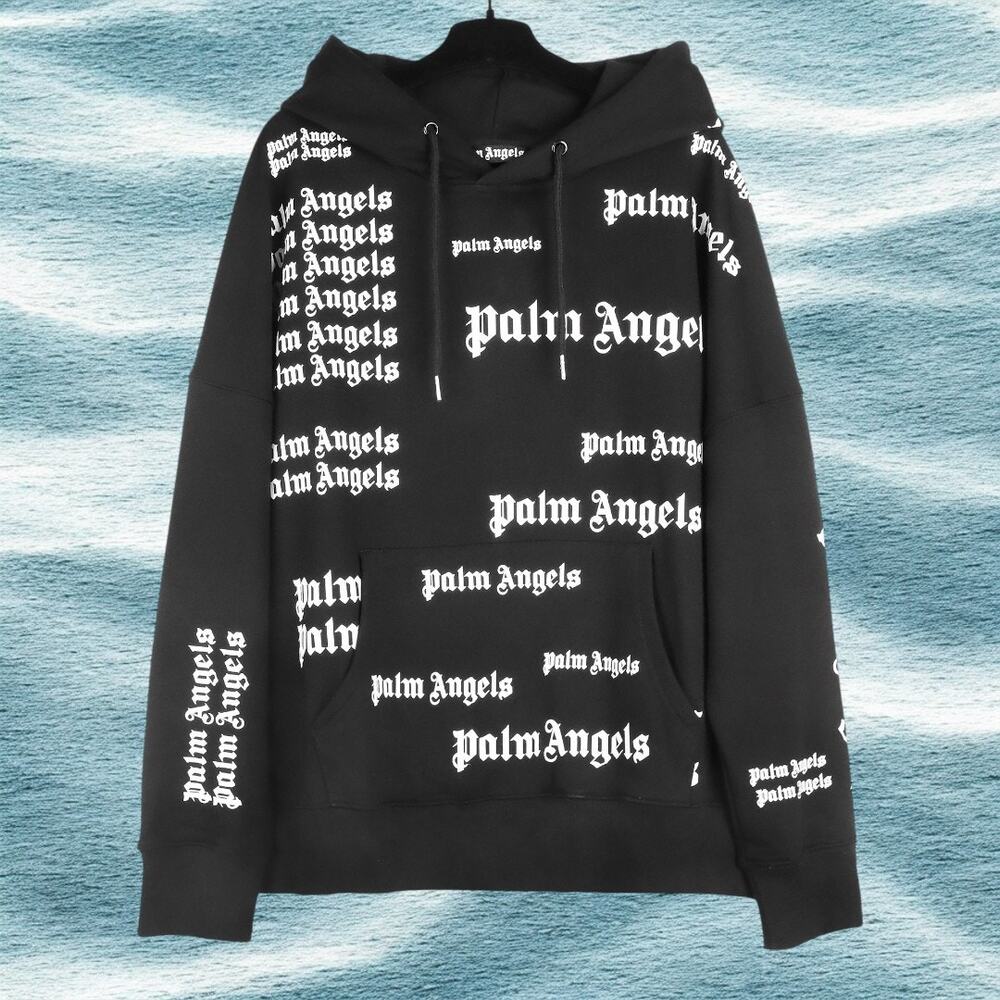 Palm Angels Black Hoodie